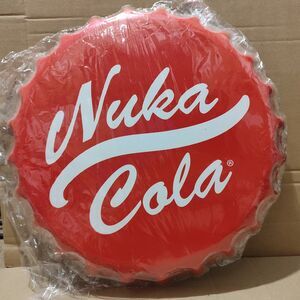 Fallout Nuka-Cola Bottle Cap Huge Tin Sign Official Bethesda Collectible Display